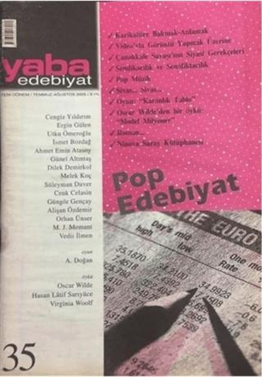 Yaba Edebiyat Dergisi Sayı: 35 | Yaba Dergisi Yayınları (Ciltsiz)