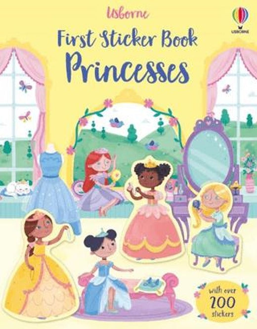 First Sticker Book Princesses | Usborne (Ciltsiz)
