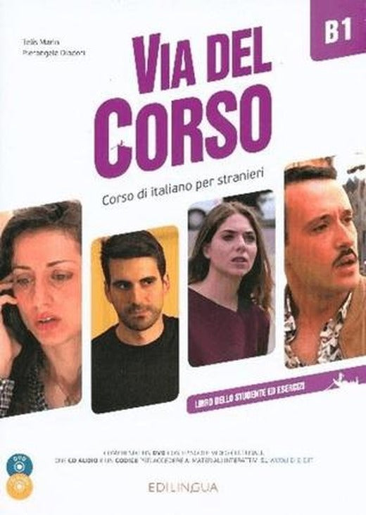 Via Del Corso B1 Libro Dello Studente - e.+2CD+DVD