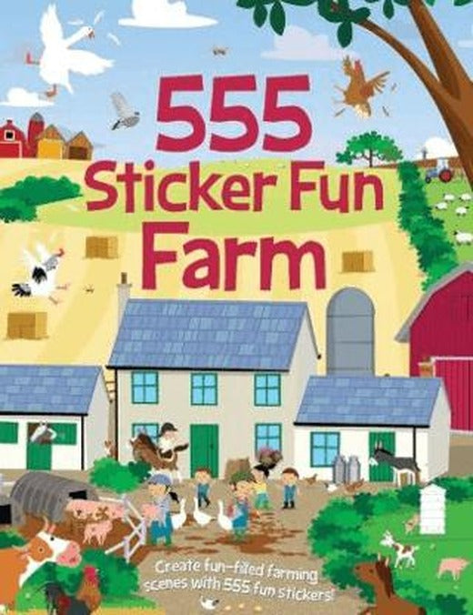555 Sticker Fun - Farm | IMAGINE THAT (Ciltsiz)
