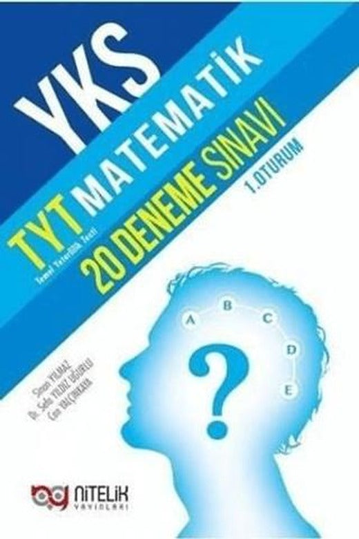 Nitelik YKS TYT Matematik 20 Deneme (1.Oturum) | Nitelik Yayınları (Ciltsiz)