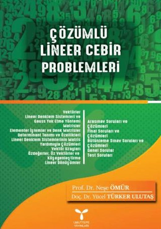 Çözümlü Lineer Cebir Problemleri | Umuttepe Yayınları (Ciltsiz)