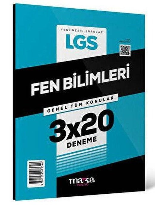 2025 LGS Genel Tüm Konular Fen Bilimleri 3 Deneme | Marka Yayınları (İnce Kapak)