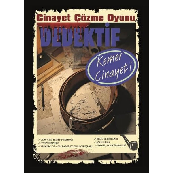 Kemer Cinayeti - Dedektif Cinayet Çözme Oyunu | Kolektif (İnce Kapak)