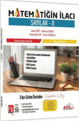 Matematiğin İlacı TYT Acil Matematik Sayılar 2 - Kadir Yiğit kitap kapağı