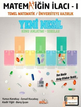 Acil Yayınları Tyt Matematiğin İlacı 1 2020 Baskı - İbrahim Karakuş ismail Kocabaş Kadir Yiğ kitap kapağı