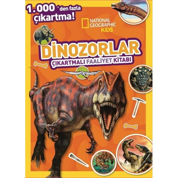 National Geographic Kids - Dinozorlar Çıkartmalı Faaliyet Kitabı | Beta Kids (İnce Kapak)