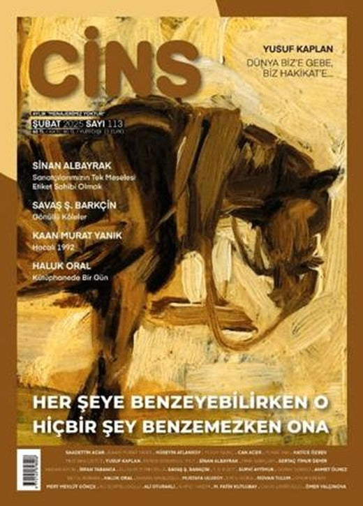 Cins Aylık Dergi Sayı: 113 Şubat 2025 | Cins Dergisi (Ciltsiz)