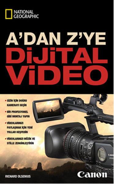 A'dan Z'ye Dijital Video - Richard Olsenius kitap kapağı