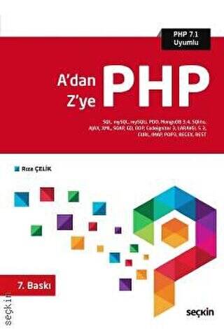 A`dan Z`ye PHP - Rıza Çelik kitap kapağı