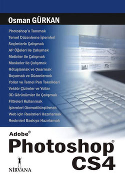 Adobe Photoshop CS4 - Osman Gürkan kitap kapağı