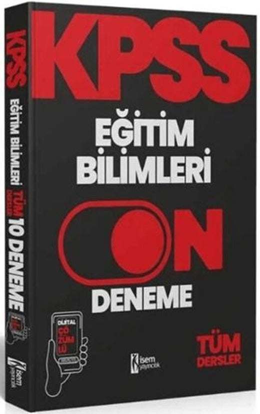 2024 KPSS Eğitim Bilimleri 10 Deneme | İSEM Yayıncılık (Ciltsiz)