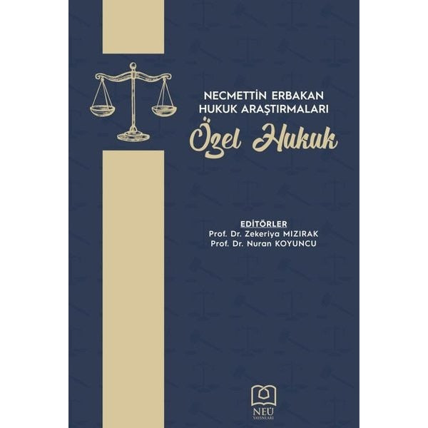 Necmettin Erbakan Hukuk Araştırmaları Özel Hukuk