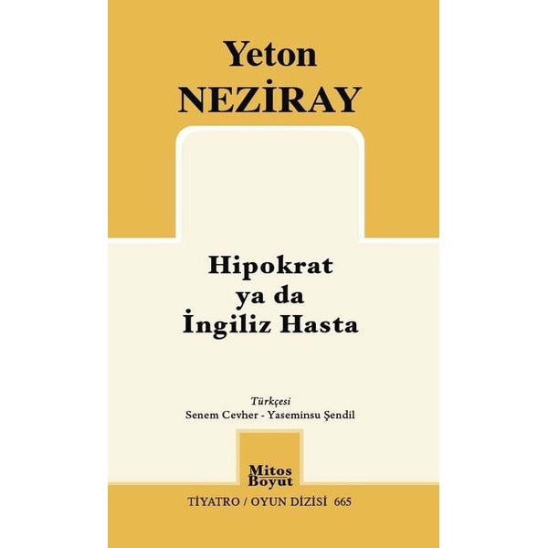 Hipokrat ya da İngiliz Hasta | Mitos Boyut Yayınları (İnce Kapak)