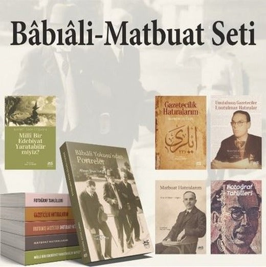 Babıali - Matbuat Seti - 6 Kitap Takım | Çolpan (İnce Kapak)