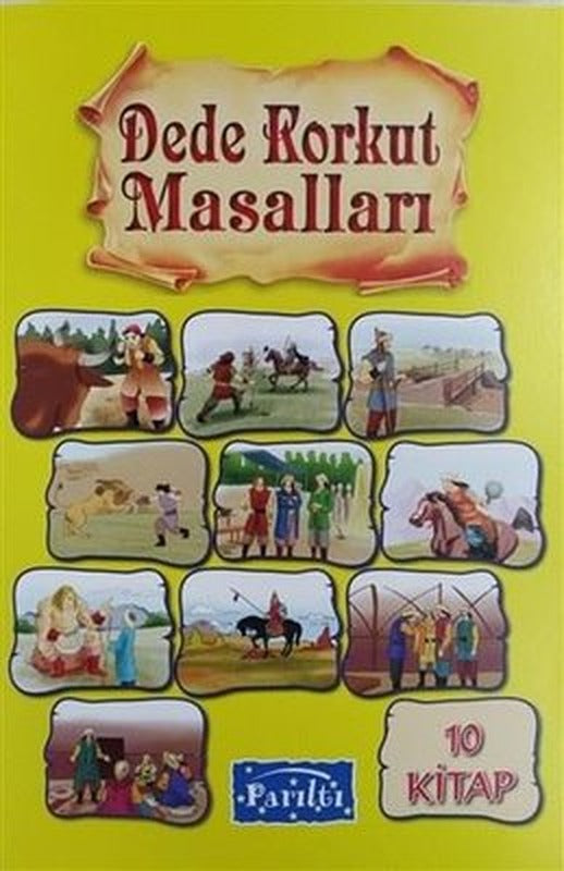 Dede Korkut Masalları Seti - 10 Kitap Takım | Parıltı Yayınları (İnce Kapak)