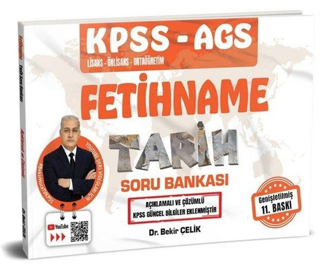 KPSS - AGS Fetihname Tarih Soru Bankası | Pelikan Yayınları (İnce Kapak)