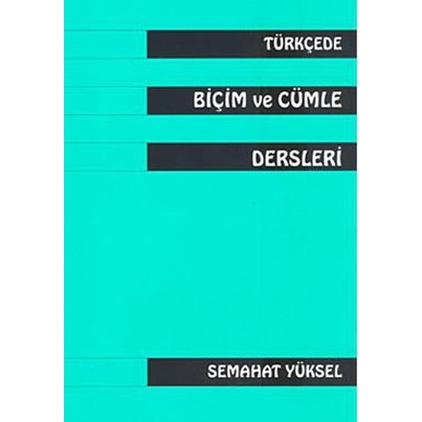 Türkçe'de Biçim ve Cümle Dersleri