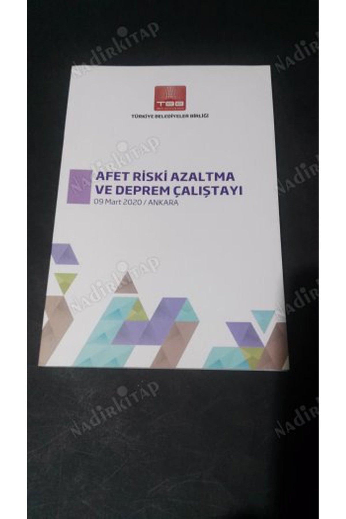 Afet Riski Azaltmaya Ve Deprem Çalıştayı (09 Mart 2020) kitap kapağı