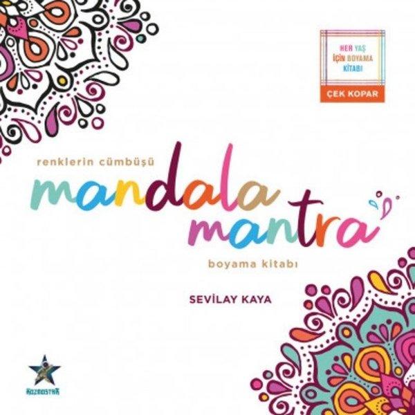 Renklerin Cümbüşü Mandala Mantra Boyama Kitabı | Kozmostar (İnce Kapak) - Resim 1