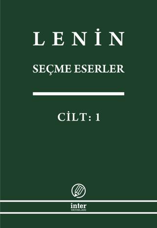Lenin Seçme Eserler Cilt: 1 | İnter Yayınları (Ciltsiz) - Resim 1