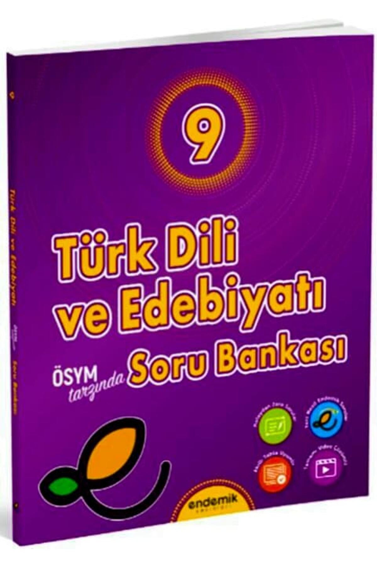 Akademi Denizi Endemik Yayınları 9. Sınıf Türk Dili Ve Edebiyatı Soru Bankası kitap kapağı