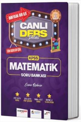 Akademi Denizi Yayıncılık KPSS Matematik Canlı Ders Destekli Soru Bankası - Emine Özdemir kitap kapağı