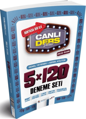 KPSS Lise Önlisans Genel Kültür Genel Yetenek 5 x 120 Deneme Seti - Kolektif kitap kapağı