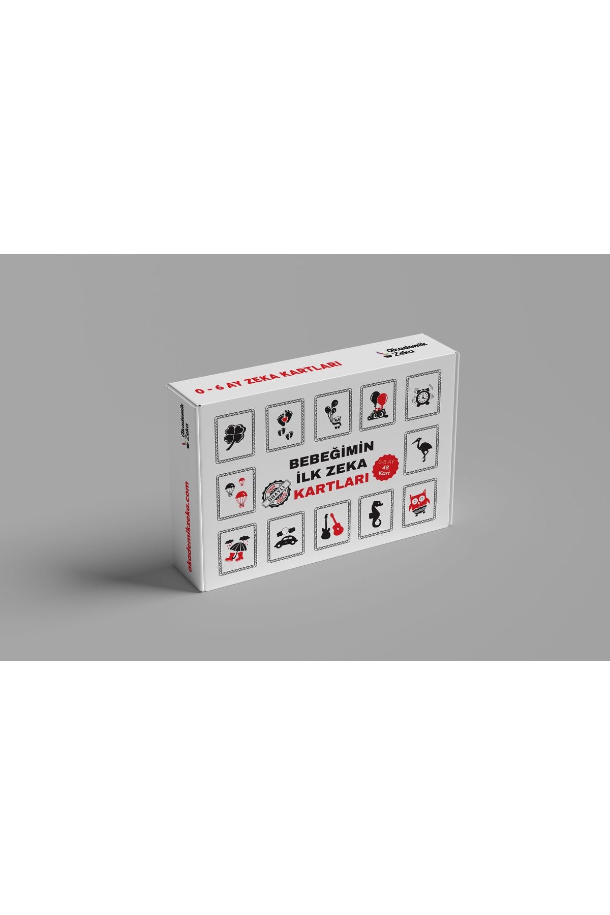 Akademik Zeka Bebeğimin Ilk Zeka Kartları 0-6 Ay kitap kapağı