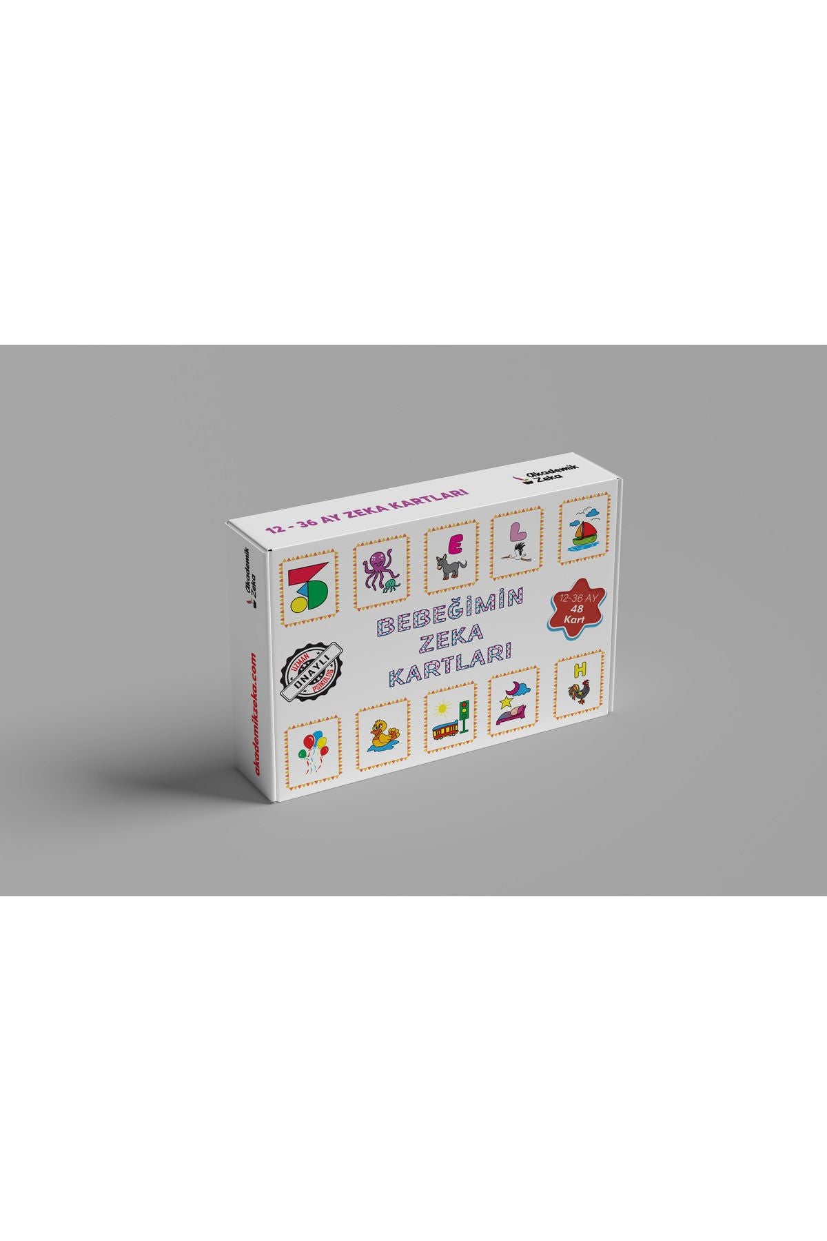 Akademik Zeka Bebeğimin Zeka Kartları 12-36 Ay kitap kapağı