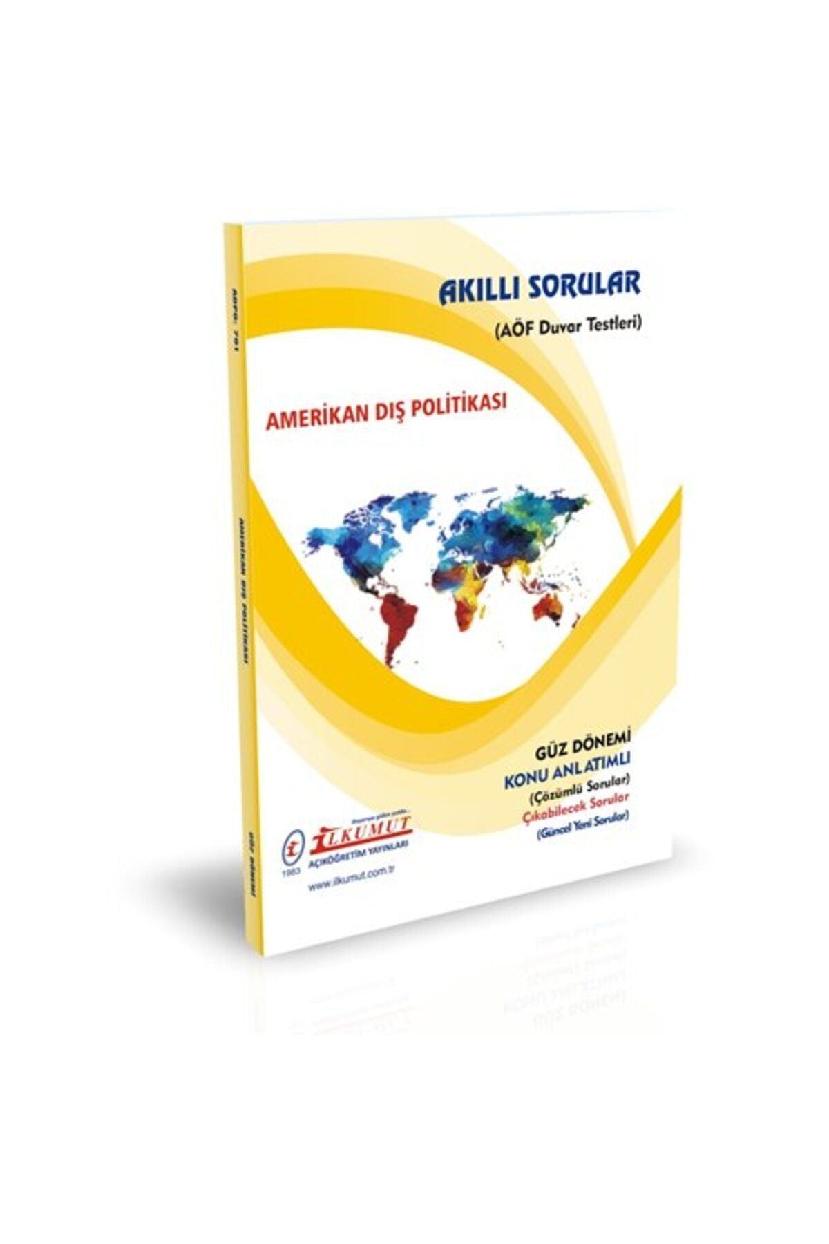İlkumut Yayınları - Amerikan Dış Politikası - (Konu Anlatımlı ve Çözümlü Sorular) kitap kapağı