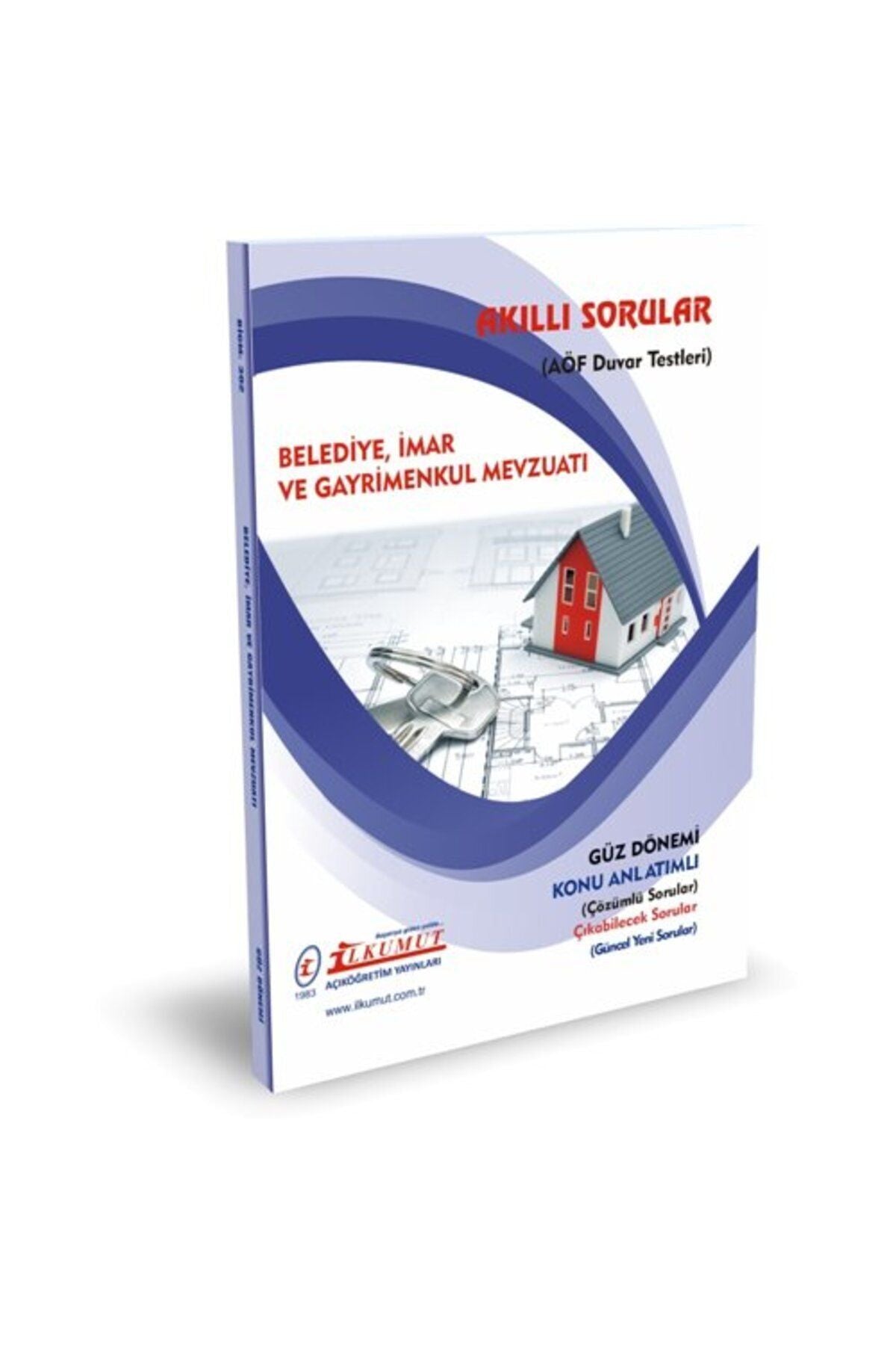 İlkumut Yayınları - Belediye, İmar ve Gayrimenkul Mevzuatı - (Konu Anlatımlı ve Çözümlü Sorular) kitap kapağı