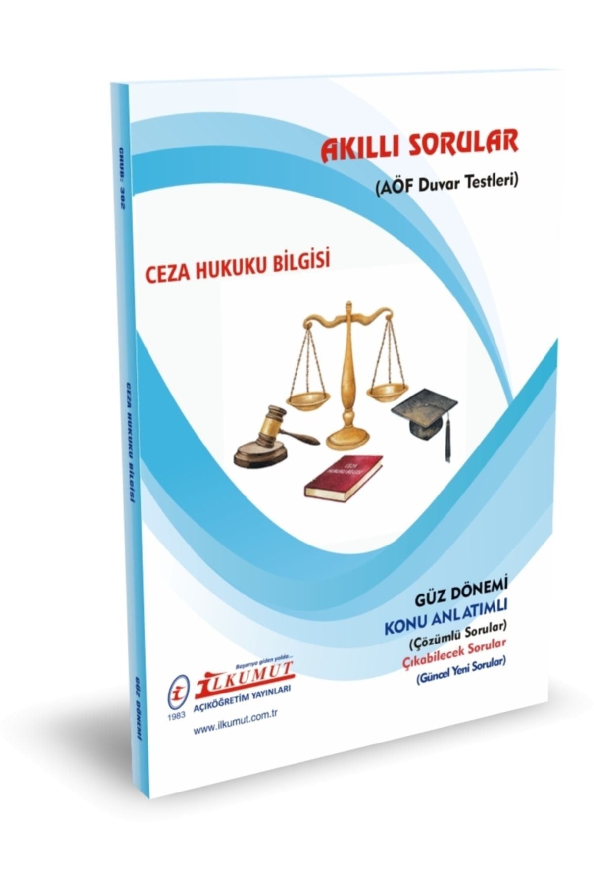 İlkumut Yayınları - Ceza Hukuku Bilgisi - (Konu Anlatımlı ve Çözümlü Sorular) kitap kapağı