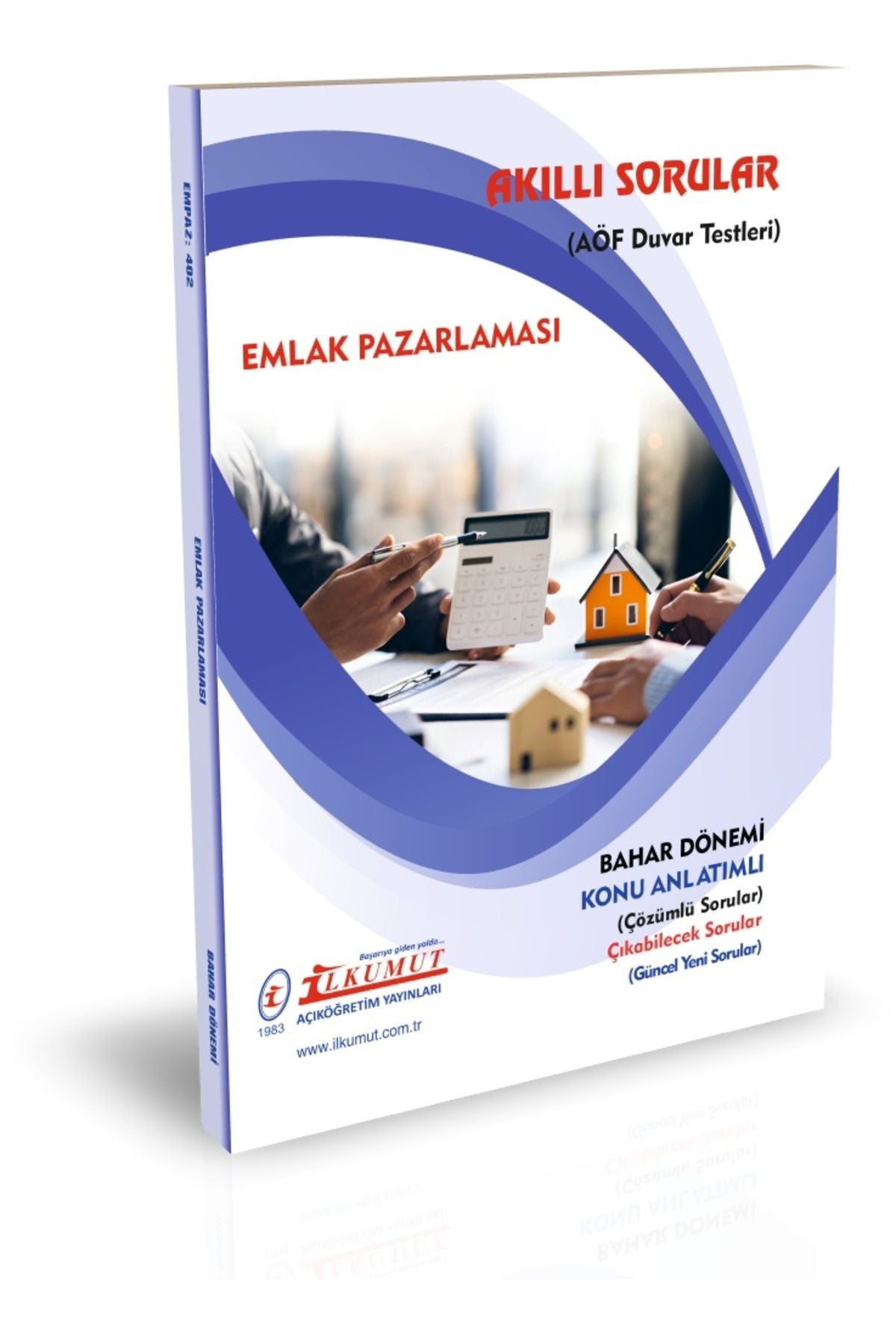 İlkumut Yayınları - Emlak Pazarlaması - (Konu Anlatımlı ve Çözümlü Sorular) kitap kapağı