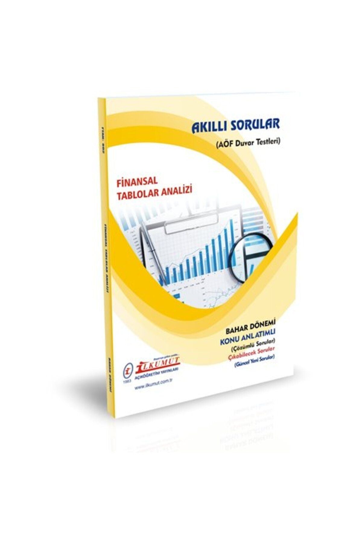 İlkumut Yayınları - Finansal Tablolar Analizi - (Konu Anlatımlı ve Çözümlü Sorular) kitap kapağı