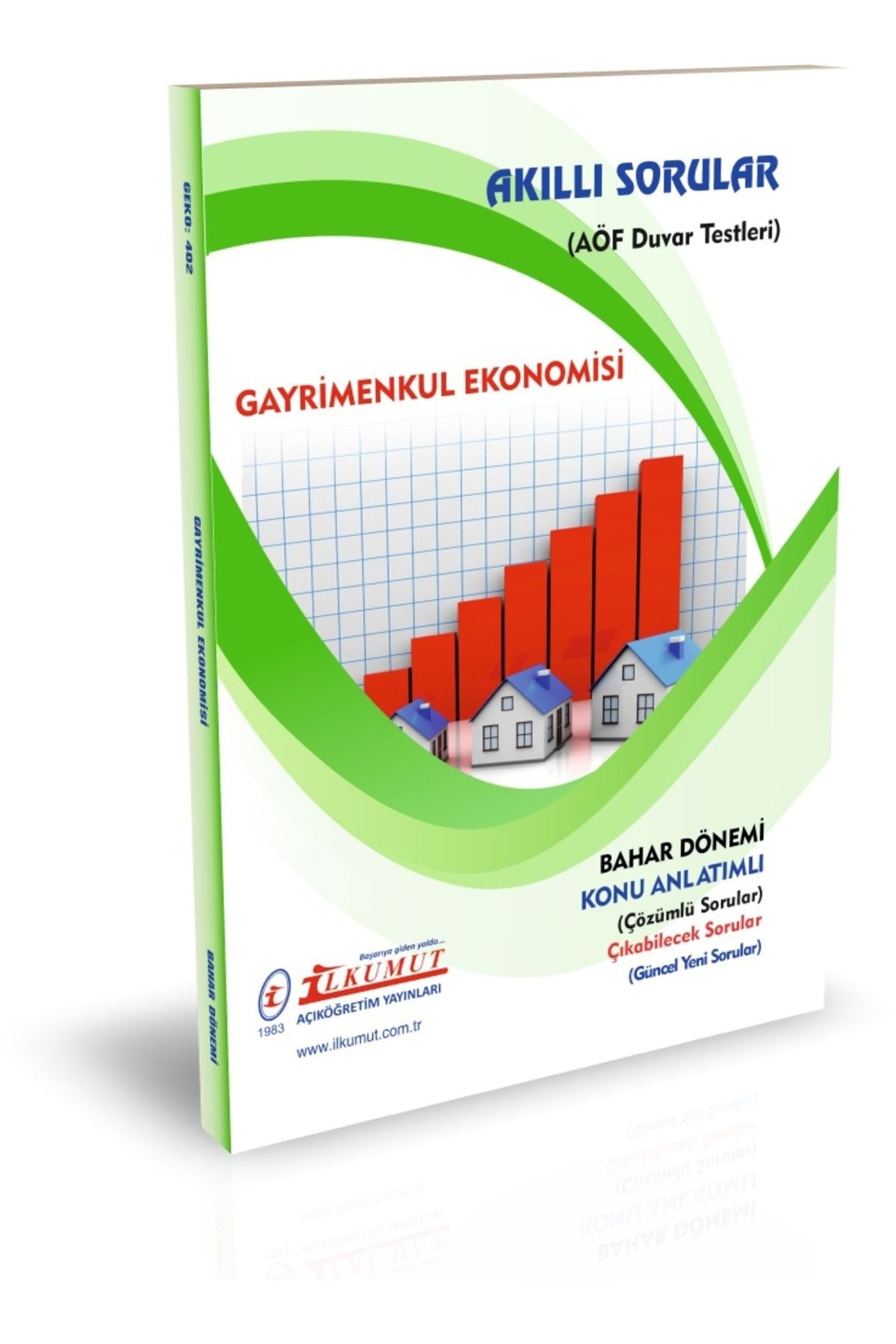 İlkumut Yayınları - Gayrimenkul Ekonomisi - (Konu Anlatımlı ve Çözümlü Sorular) kitap kapağı