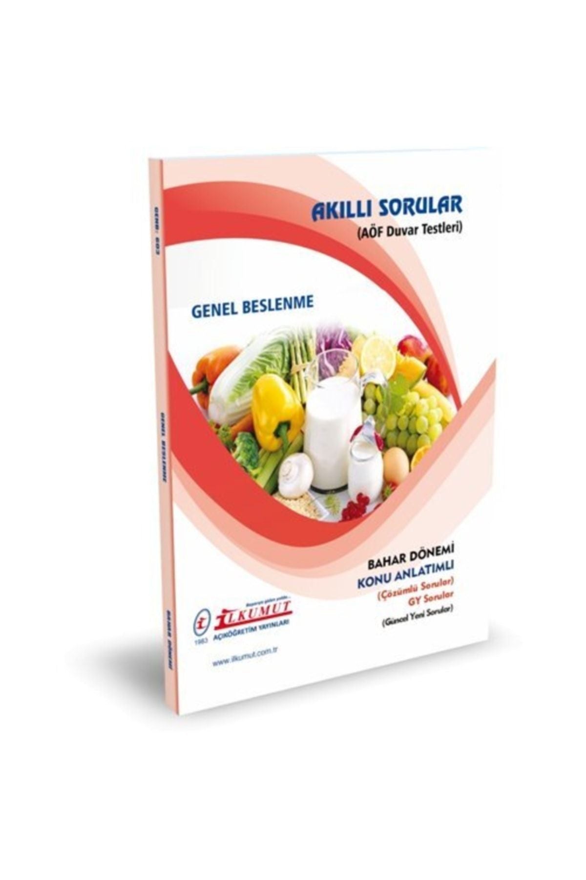İlkumut Yayınları - Genel Beslenme - (Konu Anlatımlı ve Çözümlü Sorular) kitap kapağı