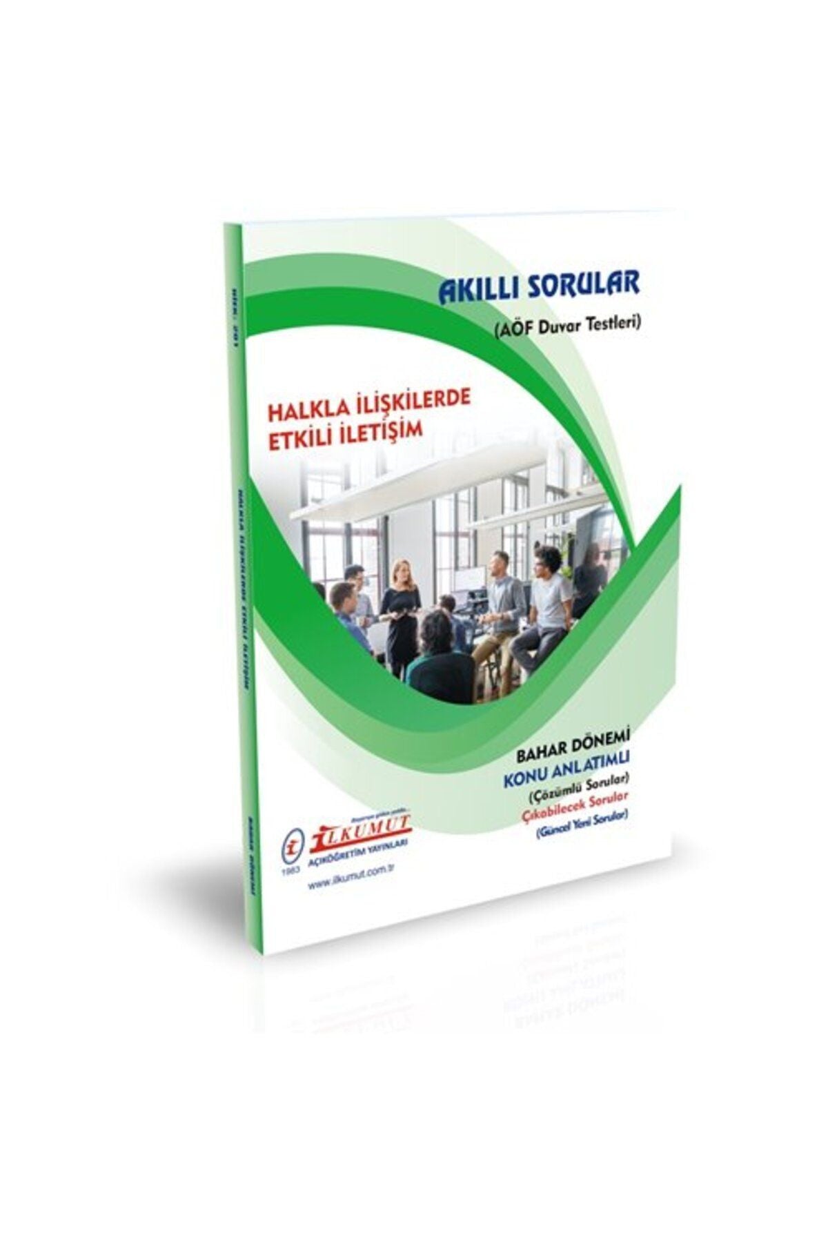 İlkumut Yayınları - Halkla İlişkilerde Etkili İletişim - (Konu Anlatımlı ve Çözümlü Sorular) kitap kapağı