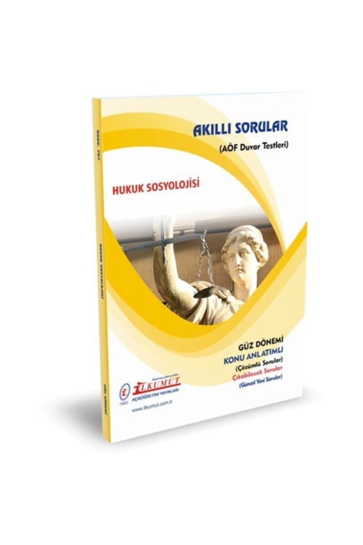 İlkumut Yayınları - Hukuk Sosyolojisi - (Konu Anlatımlı ve Çözümlü Sorular) kitap kapağı