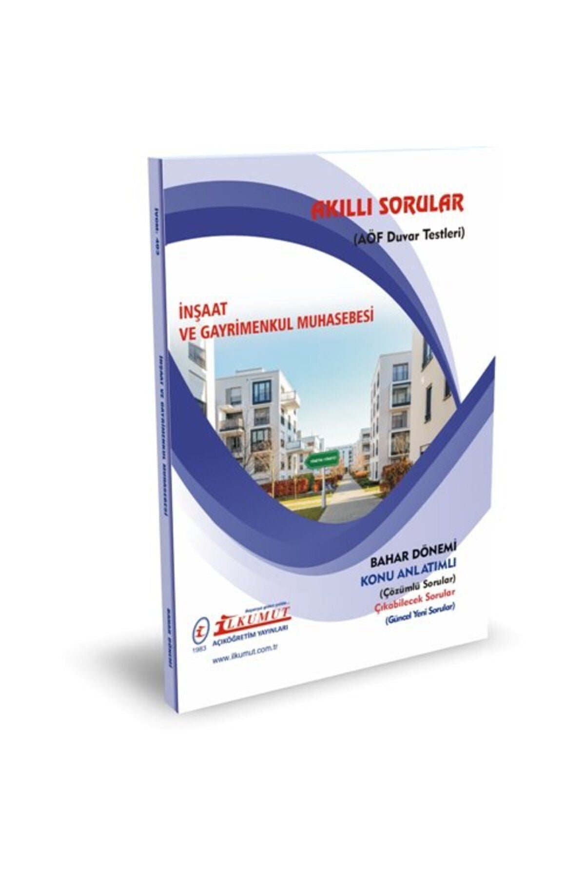 İlkumut Yayınları - İnşaat ve Gayrimenkul Muhasebesi - (Konu Anlatımlı ve Çözümlü Sorular) kitap kapağı