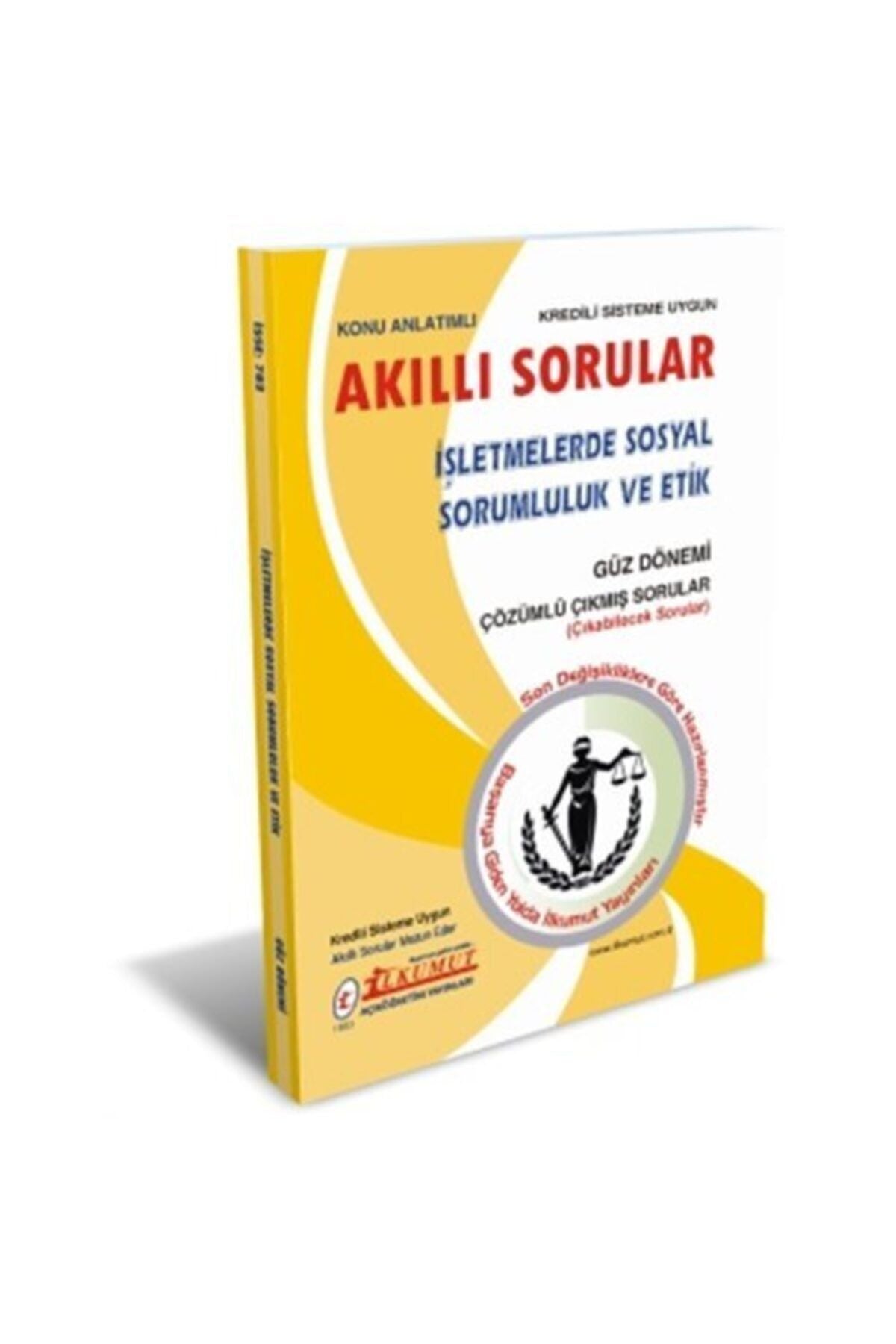 İlkumut Yayınları - İşletmelerde Sosyal Sorumluluk ve Etik (Konu Anlatımlı ve Çözümlü Sorular) kitap kapağı
