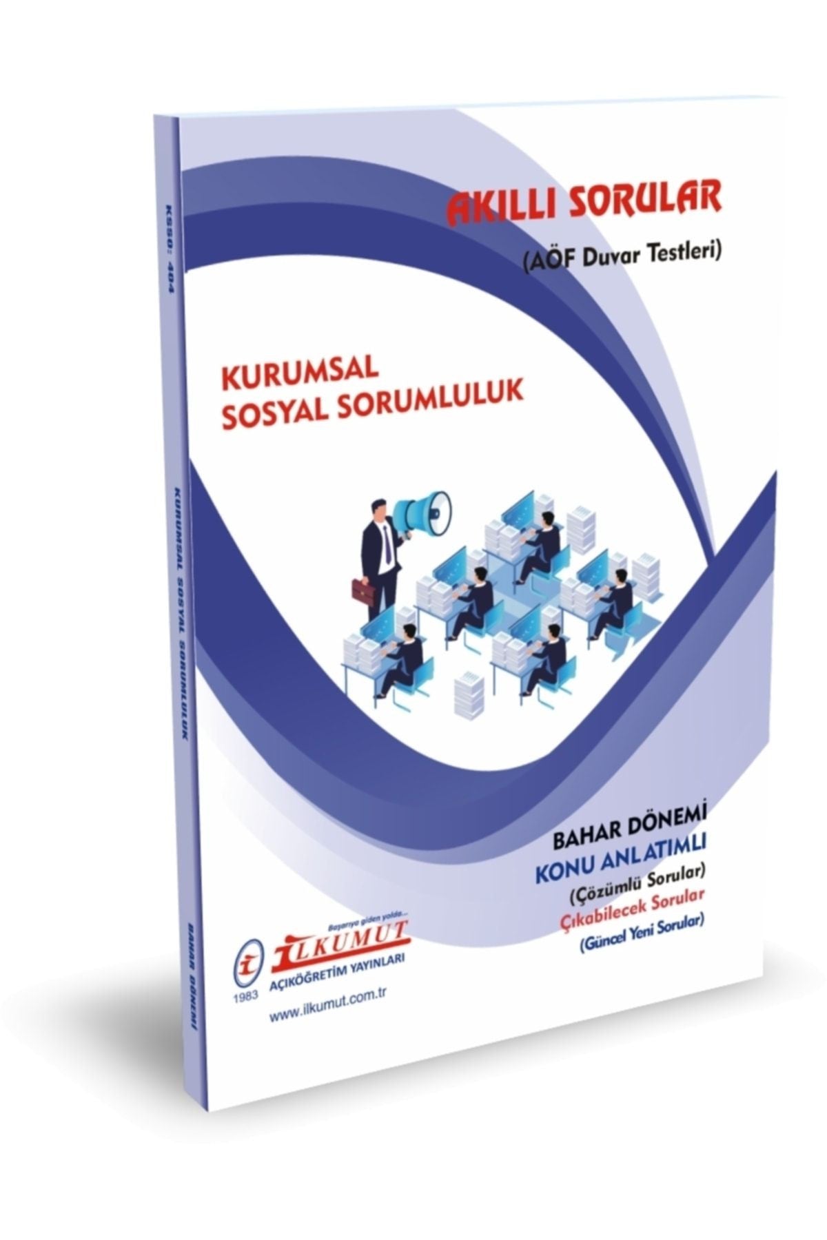 İlkumut Yayınları - Kurumsal Sosyal Sorumluluk - (Konu Anlatımlı ve Çözümlü Sorular) kitap kapağı