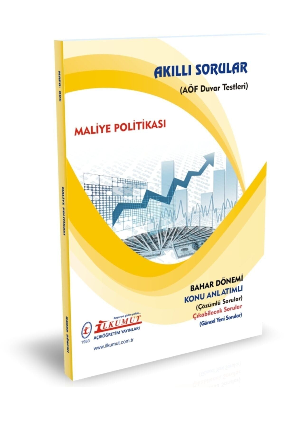 İlkumut Yayınları - Maliye Politikası - (Konu Anlatımlı ve Çözümlü Sorular) kitap kapağı