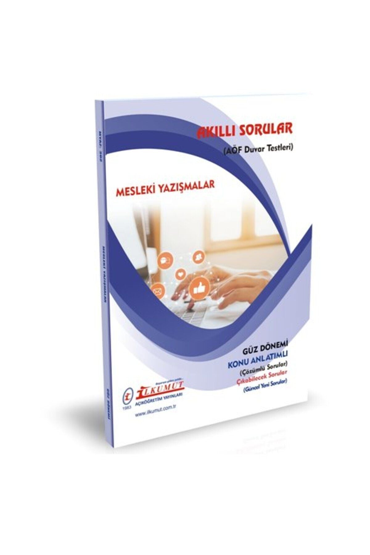 İlkumut Yayınları - Mesleki Yazışmalar - (Konu Anlatımlı ve Çözümlü Sorular) kitap kapağı