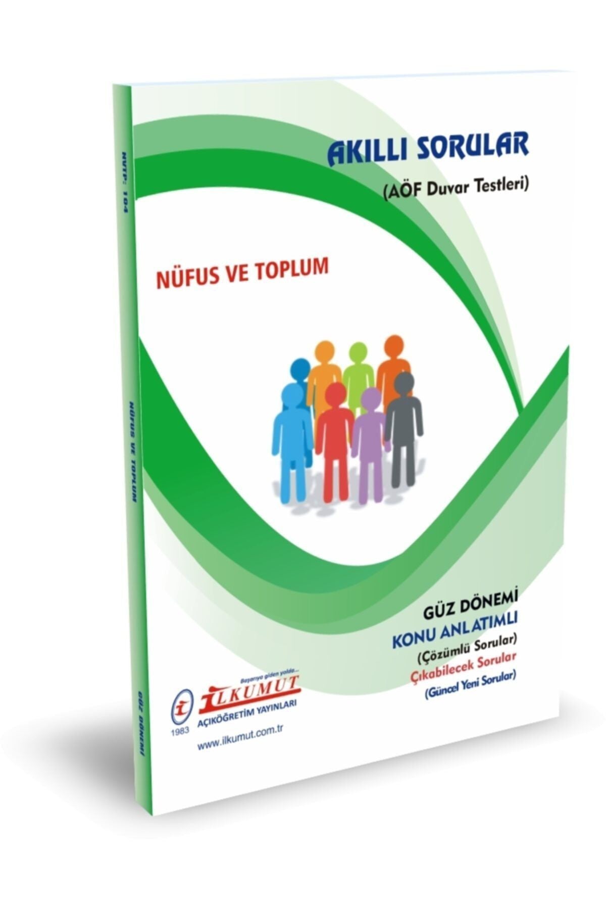 İlkumut Yayınları - Nüfus ve Toplum - (Konu Anlatımlı ve Çözümlü Sorular) kitap kapağı