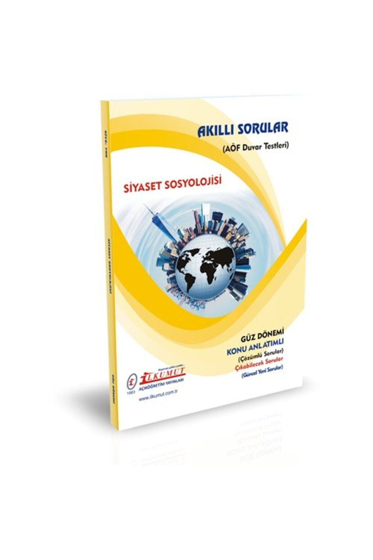 İlkumut Yayınları - Siyaset Sosyolojisi - (Konu Anlatımlı ve Çözümlü Sorular) kitap kapağı