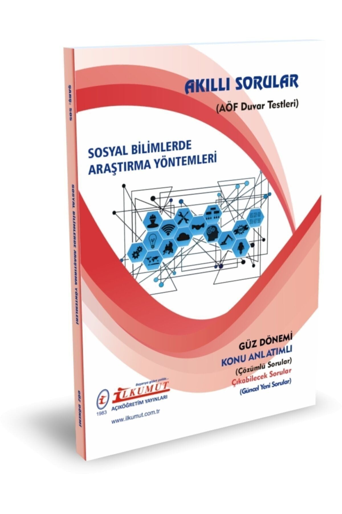 İlkumut Yayınları - Sosyal Bilimlerde Araştırma Yöntemleri (Konu Anlatımlı ve Çözümlü Sorular) kitap kapağı