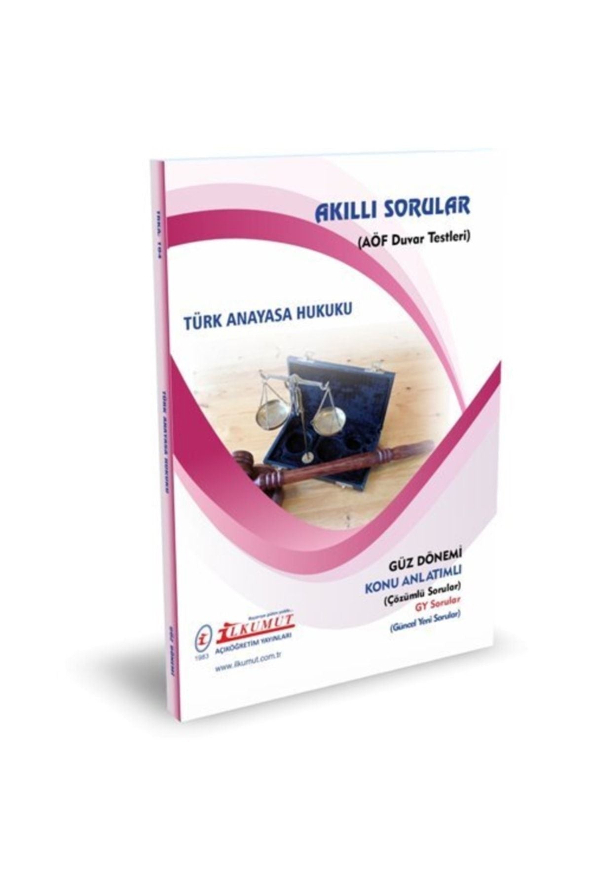 İlkumut Yayınları - Türk Anayasa Hukuku - (Konu Anlatımlı ve Çözümlü Sorular) kitap kapağı