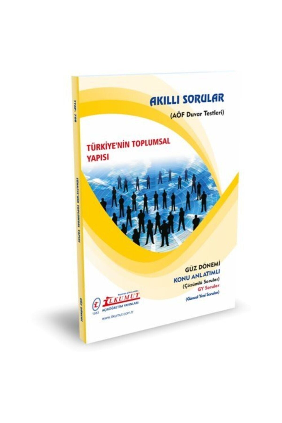 İlkumut Yayınları - Türkiye'Nin Toplumsal Yapısı (Konu Anlatımlı ve Çözümlü Sorular) kitap kapağı