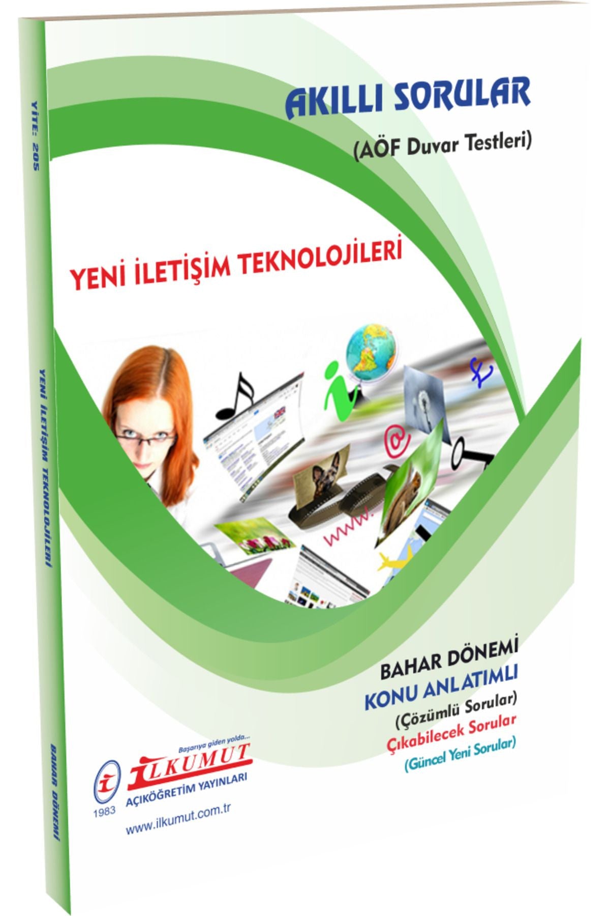 İlkumut Yayınları - Yeni İletişim Teknolojileri - (Konu Anlatımlı ve Çözümlü Sorular) kitap kapağı